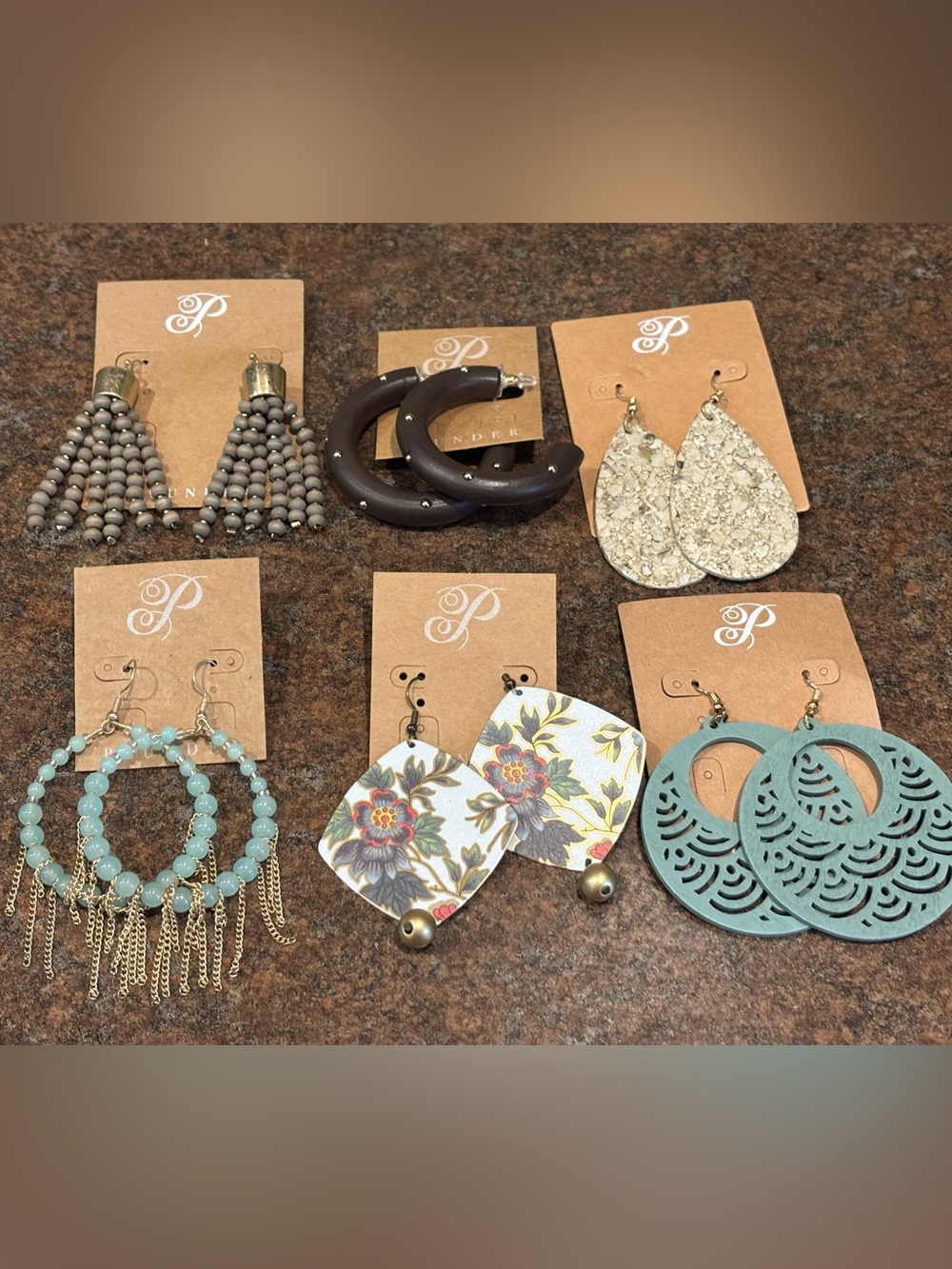 💜New Plunder earrings bundle